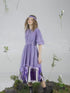 Washed Denim Belted Flare Dress